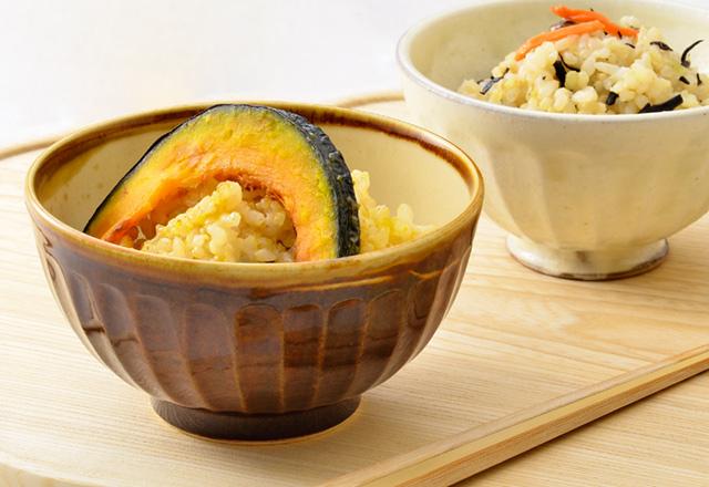 栄養満点の玄米ごはん 画像