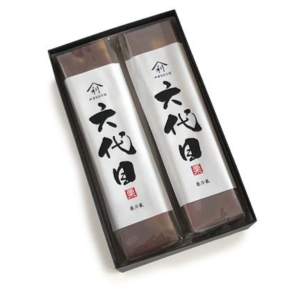 極上栗蒸しようかん2本セット【日指定不可・2023年9月〜12月発送分】