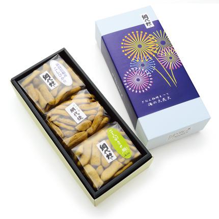特選網代焼《夏；夏花火》3種食べくらべセット［ミニ］＝2箱〜＝